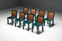 Ettore Sottsass Donau Dining Set by Ettore Sottsass and Marco Zanini for Leitner Italy 1980s - 4506360