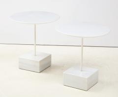 Ettore Sottsass Ettore Sottass Primavera Carrara Marble Side Tables - 1996915