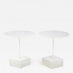 Ettore Sottsass Ettore Sottass Primavera Carrara Marble Side Tables - 1997450