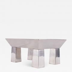 Ettore Sottsass Ettore Sottsass Chrome Centerpiece For Serafino Zani 1990s - 858793