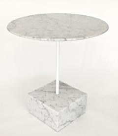 Ettore Sottsass Ettore Sottsass Primavera Carrara Marble Side Table Ultima Edizione - 1318104