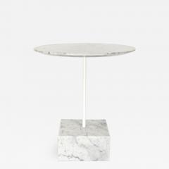 Ettore Sottsass Ettore Sottsass Primavera Carrara Marble Side Table Ultima Edizione - 1319574