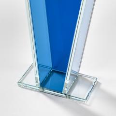 Ettore Sottsass Ettore Sottsass RSVP Centerpiece Mod Azzurro in Colored Glass - 2520577