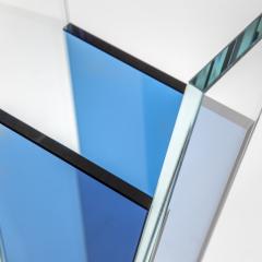 Ettore Sottsass Ettore Sottsass RSVP Centerpiece Mod Azzurro in Colored Glass - 2520579