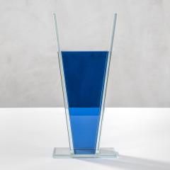 Ettore Sottsass Ettore Sottsass RSVP Centerpiece Mod Azzurro in Colored Glass - 2520581