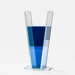 Ettore Sottsass Ettore Sottsass RSVP Centerpiece Mod Azzurro in Colored Glass - 2522354