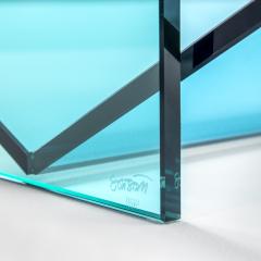 Ettore Sottsass Ettore Sottsass RSVP Centerpiece Mod Celeste in Colored Glass - 2520551