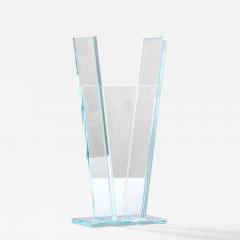 Ettore Sottsass Ettore Sottsass RSVP Vase Mod Azzurro Extrachiaro in Colored Glass - 2522355