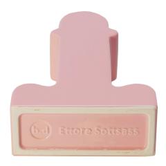 Ettore Sottsass Ettore Sottsass Sculptural Shape Pink Glazed Porcelain Shiva Italian Vase - 898281