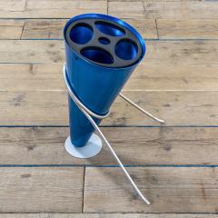 Ettore Sottsass Ettore Sottsass Umbrella Standing Blue Aluminium for Rinnovel 70 - 2750953