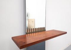 Ettore Sottsass Mid Century Modern Mirror by Ettore Sottsass for Santambrogio De Berti - 2565625