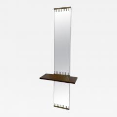 Ettore Sottsass Mid Century Modern Mirror by Ettore Sottsass for Santambrogio e De Berti 1950s - 3454925