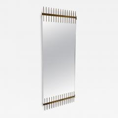 Ettore Sottsass Mid Century Wall Mirror By Ettore Sottsass Santambrogio e De Berti 1950s - 3372263