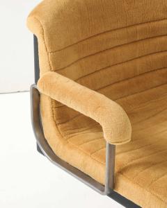 Ettore Sottsass Newly Upholstered Swivel Desk Chair by Ettore Sottsass Italy c 1970 - 4532290