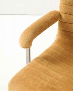 Ettore Sottsass Newly Upholstered Swivel Desk Chair by Ettore Sottsass Italy c 1970 - 4532294