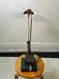 Ettore Sottsass POST MODERN MIXED METALS BRUTALIST LAMP IN THE MANNER OF ETTORE SOTTSASS - 2900551