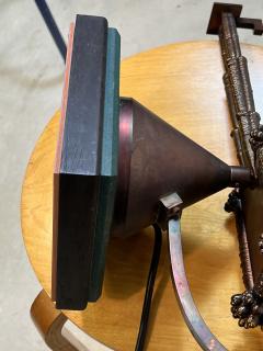 Ettore Sottsass POST MODERN MIXED METALS BRUTALIST LAMP IN THE MANNER OF ETTORE SOTTSASS - 2901272