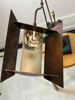 Ettore Sottsass POST MODERN MIXED METALS BRUTALIST LAMP IN THE MANNER OF ETTORE SOTTSASS - 2901277