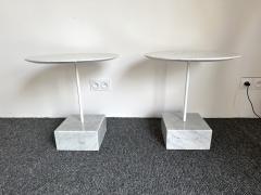 Ettore Sottsass Pair of Side Tables Primavera by Ettore Sottsass Italy 1980s - 3022718