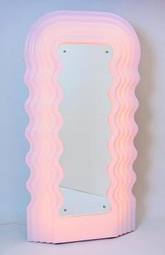 Ettore Sottsass Pink Ultrafragola Mirror Designed by Ettore Sottsass for Poltronova Italy - 2628580