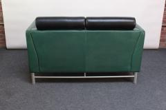 Ettore Sottsass Postmodern Leather East Side Sofa Designed by Ettore Sottsass for Knoll - 2801081