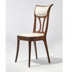 Eug ne Gaillard Eugene Gaillard superb pair of aux arums side chairs - 3727647