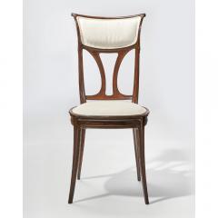 Eug ne Gaillard Eugene Gaillard superb pair of aux arums side chairs - 3727648