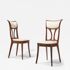 Eug ne Gaillard Eugene Gaillard superb pair of aux arums side chairs - 3728063