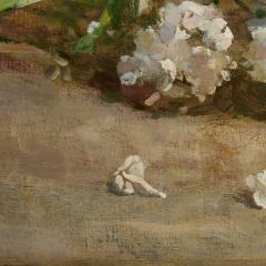 Eug ne Louis Boudin Apples and Poppies Still Life by Eug ne Louis Boudin - 4686515