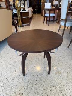 Eug ne Printz A pair of round Art Deco side tables in the style of Eug ne Printz - 4594452