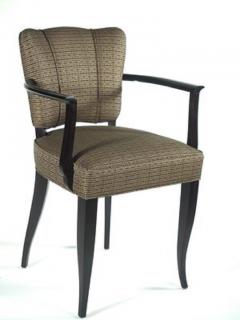 Eug ne Printz Eugene Printz Pair of Ebonized Armchairs - 1590798