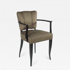 Eug ne Printz Eugene Printz Pair of Ebonized Armchairs - 1592269