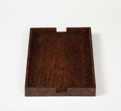 Eug ne Printz Eugene Printz Palm Wood Tray France 1930s - 4601674