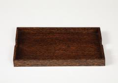 Eug ne Printz Eugene Printz Palm Wood Tray France 1930s - 4601677