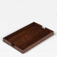 Eug ne Printz Eugene Printz Palm Wood Tray France 1930s - 4604067
