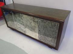 Eug ne Printz French Art Deco Cerused Oak and Mercury Mirrored Sideboard Eugene Printz 1930 - 1599276