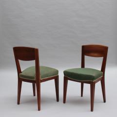 Eug ne Printz Set of 6 Fine French 1940s Dining Chairs by Printz - 3968591