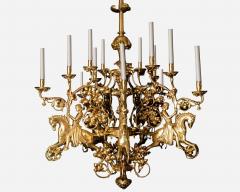 Eug ne VIOLLET LE DUC Chandelier with knights in the style of E Viollet le Duc France circa 1880 - 3358413