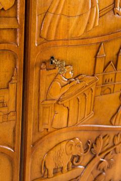 Eugen H glund Eugen Hoglund Carved Cabinet - 499243