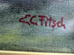 Eugene Camille Fitsch Moody Old New York at Night Entrance to the El - 4365374