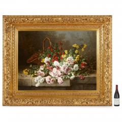 Eugene Claude A large floral still life painting by Eugene Claude 1884 - 3009124