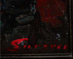 Eugene Francis Savage Eugene Francis Savage American 1883 1978 Woman in a Hat oil on board - 4453529