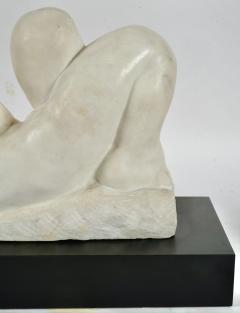 Eugene Gauss 1905 1988 Marble Sculpture of Reclining Nude dated 1978 - 4704472