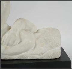 Eugene Gauss 1905 1988 Marble Sculpture of Reclining Nude dated 1978 - 4704473