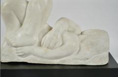 Eugene Gauss 1905 1988 Marble Sculpture of Reclining Nude dated 1978 - 4704474
