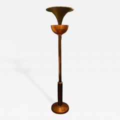 Eugene Printz Eugene Printz French Art Deco Torchiere Floor Lamp - 448844