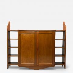 Eugene Printz French Art Deco Mahogany Rare Bookcase France 1930s - 4029099