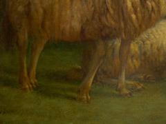 Eugene Verboeckhoven Sheep at Pasture 1862 Antique Oil Painting by Eugene Verboeckhoven - 959740