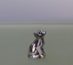 Eugene Volynkine Set of 4 Christofle Gallia silver plated Figural Salt and Pepper Shakers - 3861077