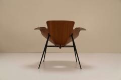 Eugenio Gerli Eugenio Gerli Model 126 Lounge Chairs for Societ Compensati Curvi Italy 1950s - 2947835